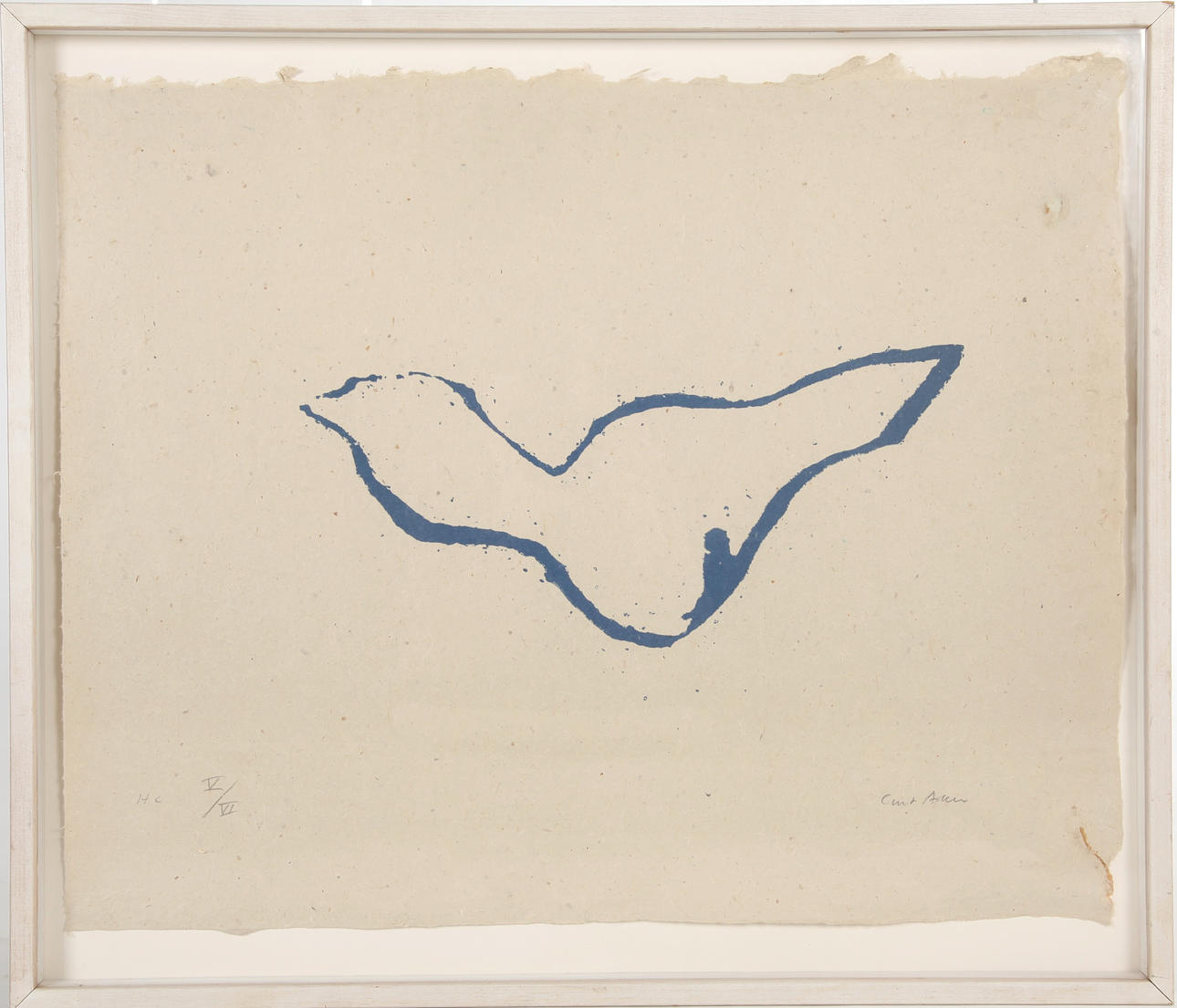 CURT ASKER. 1930—2015. Graphic sheet, signed.
