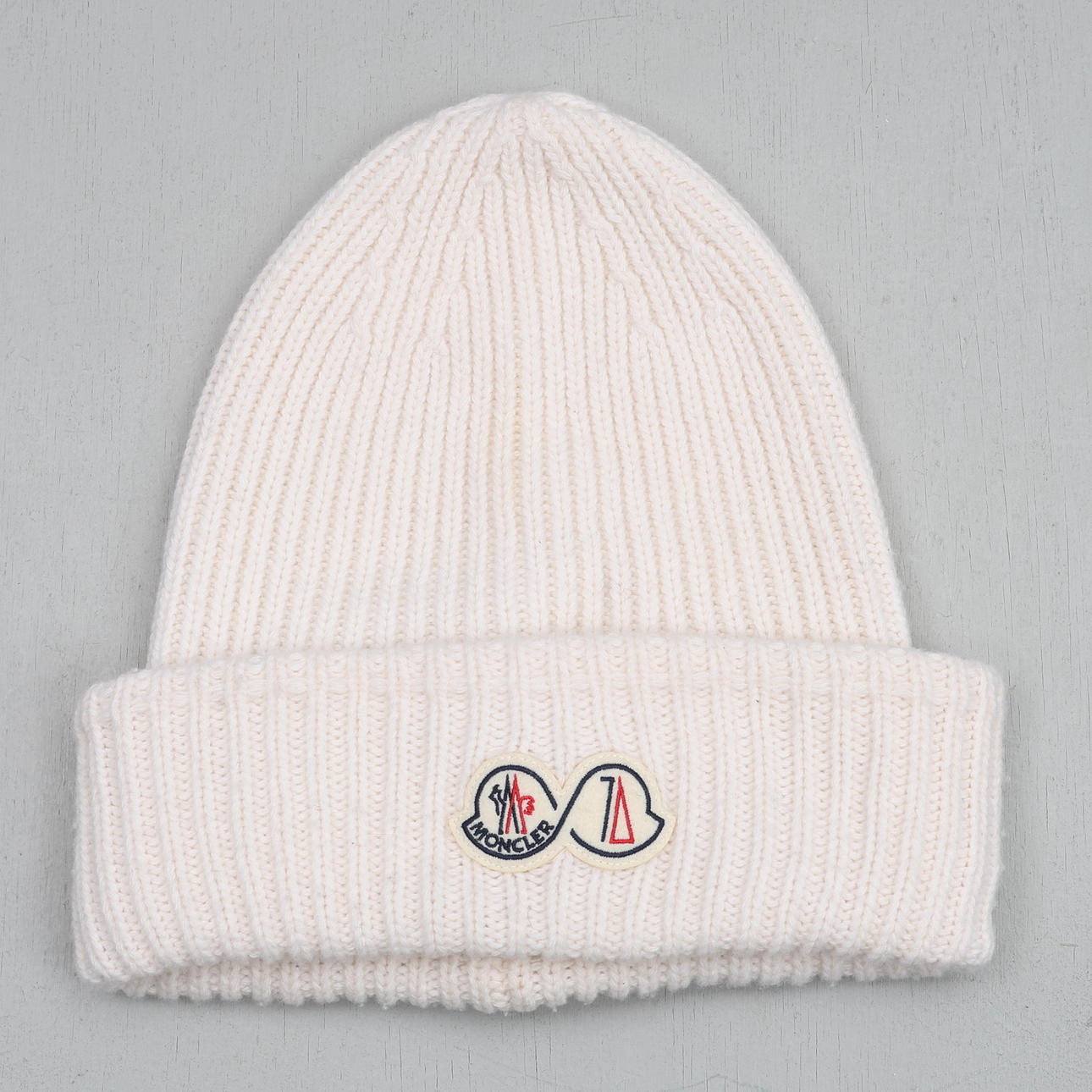 A MONCLER, wool cap, 70th anniversary.