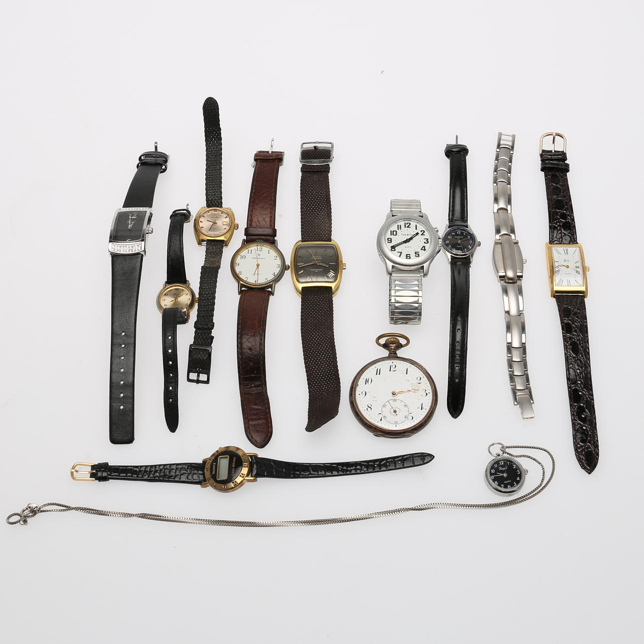 PARTI KLOCKOR, 12 st, Herr- och damarbandsur.