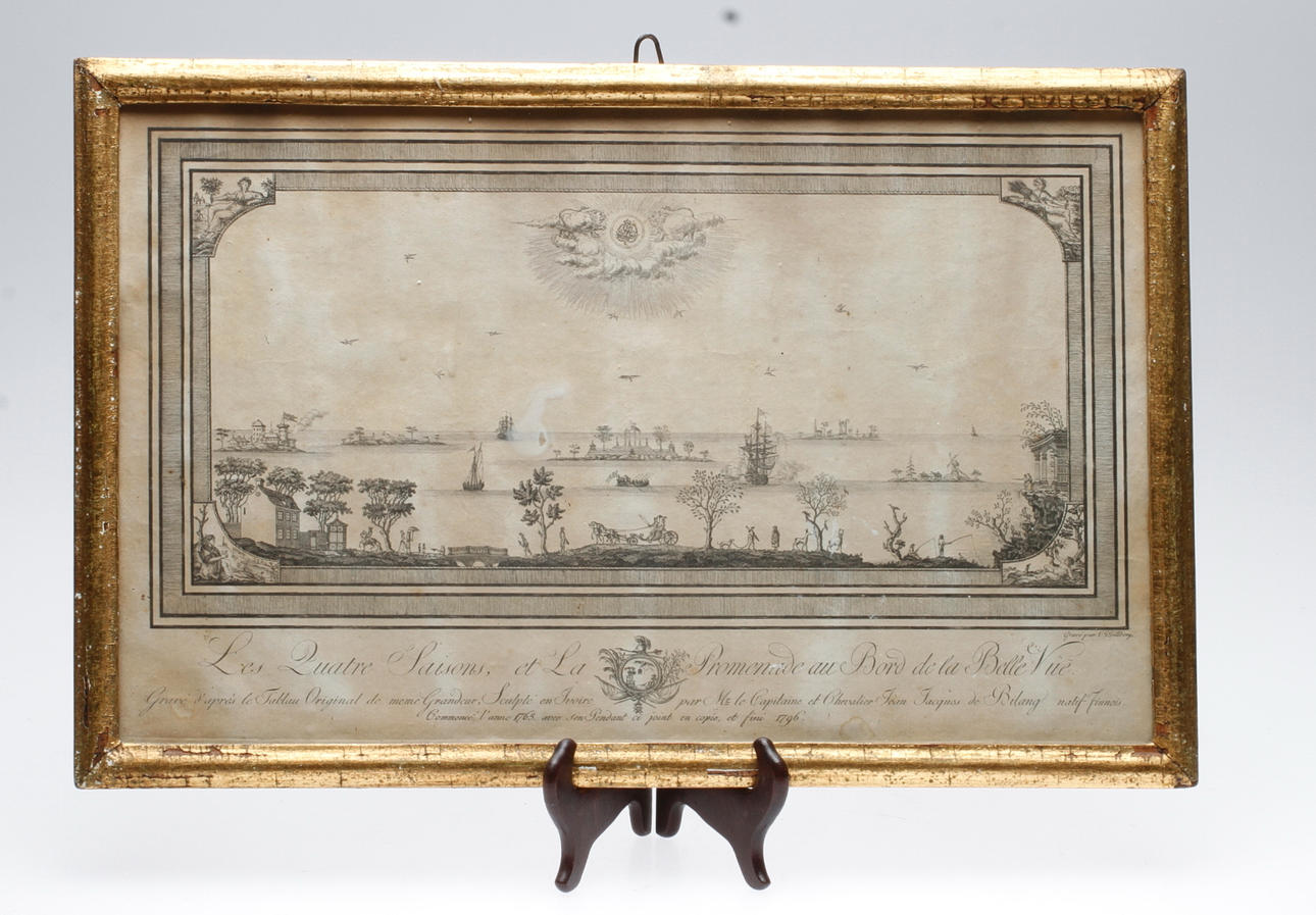 CARL GUSTAF GILLBERG. Gravyr, 1700/1800-tal.