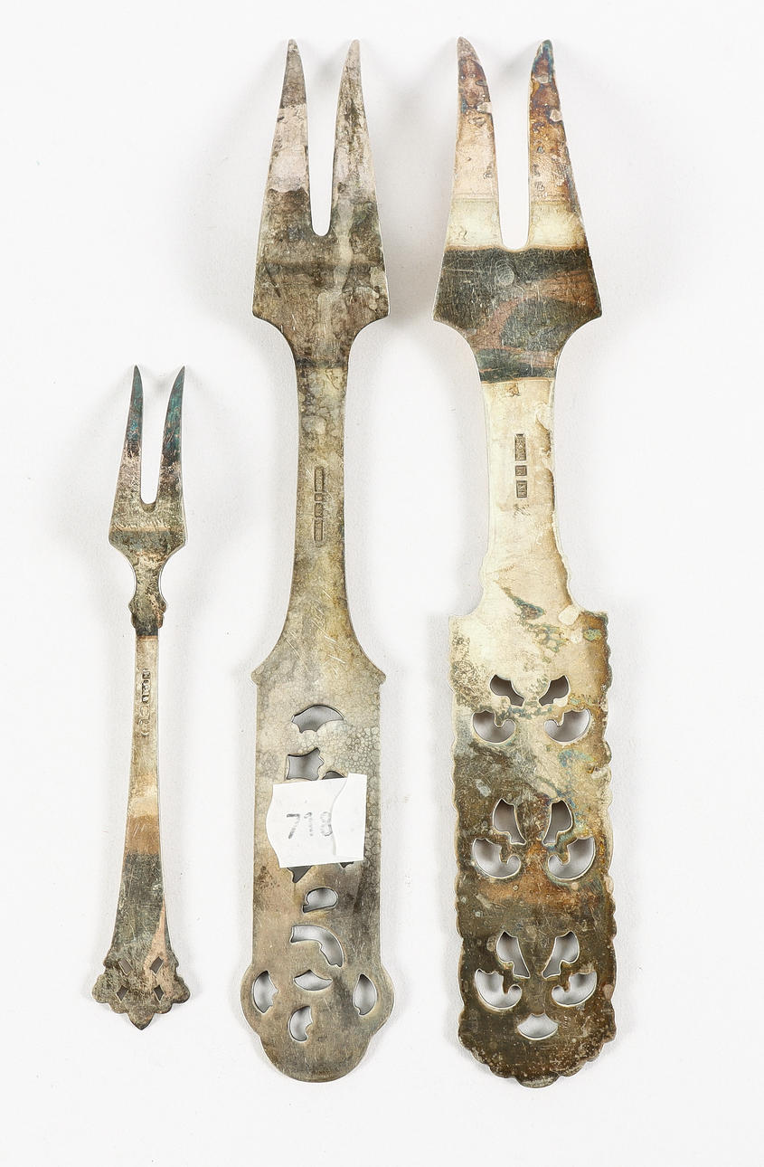 CUTLERY 3 pieces, silver.