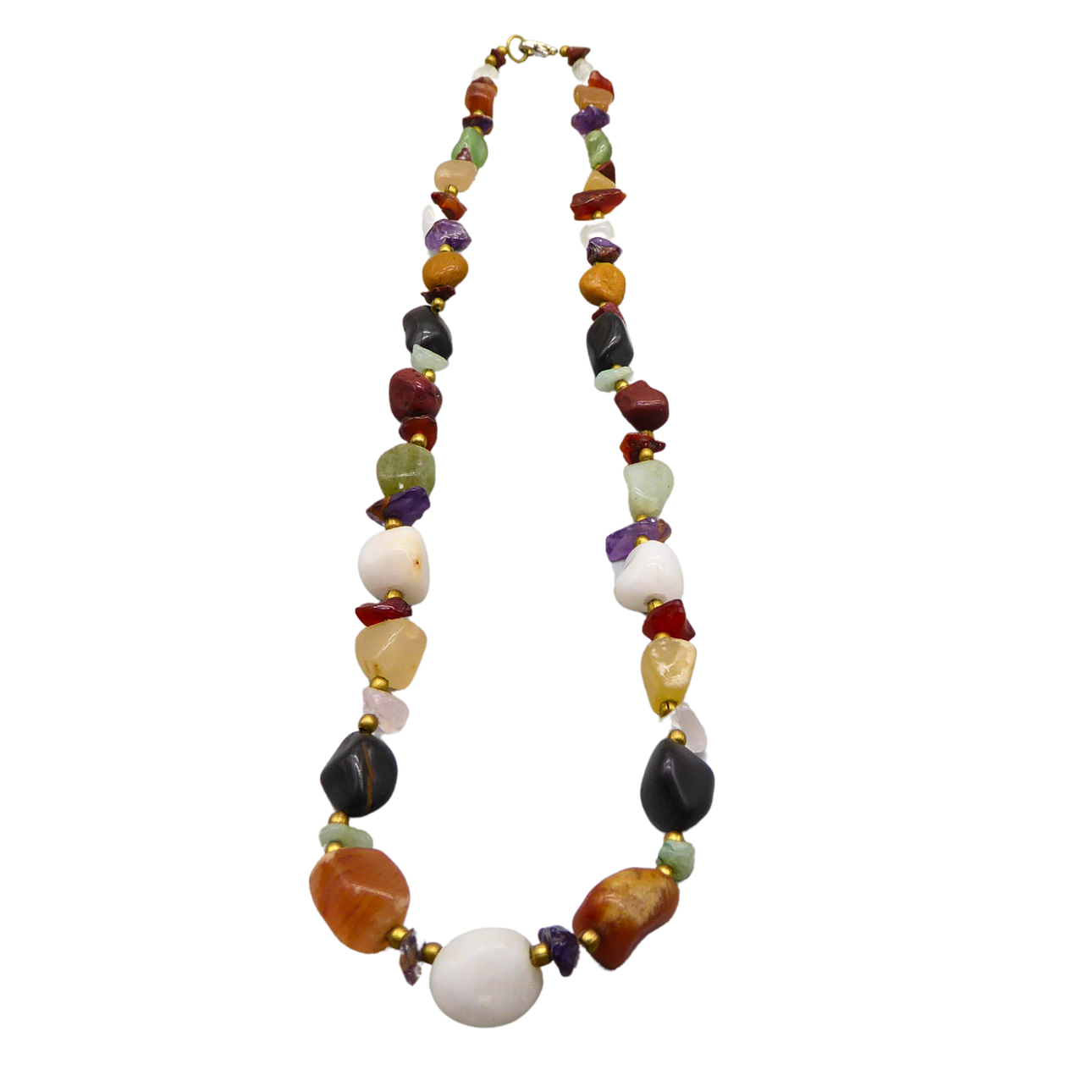 NATURAL STONE NECKLACE.