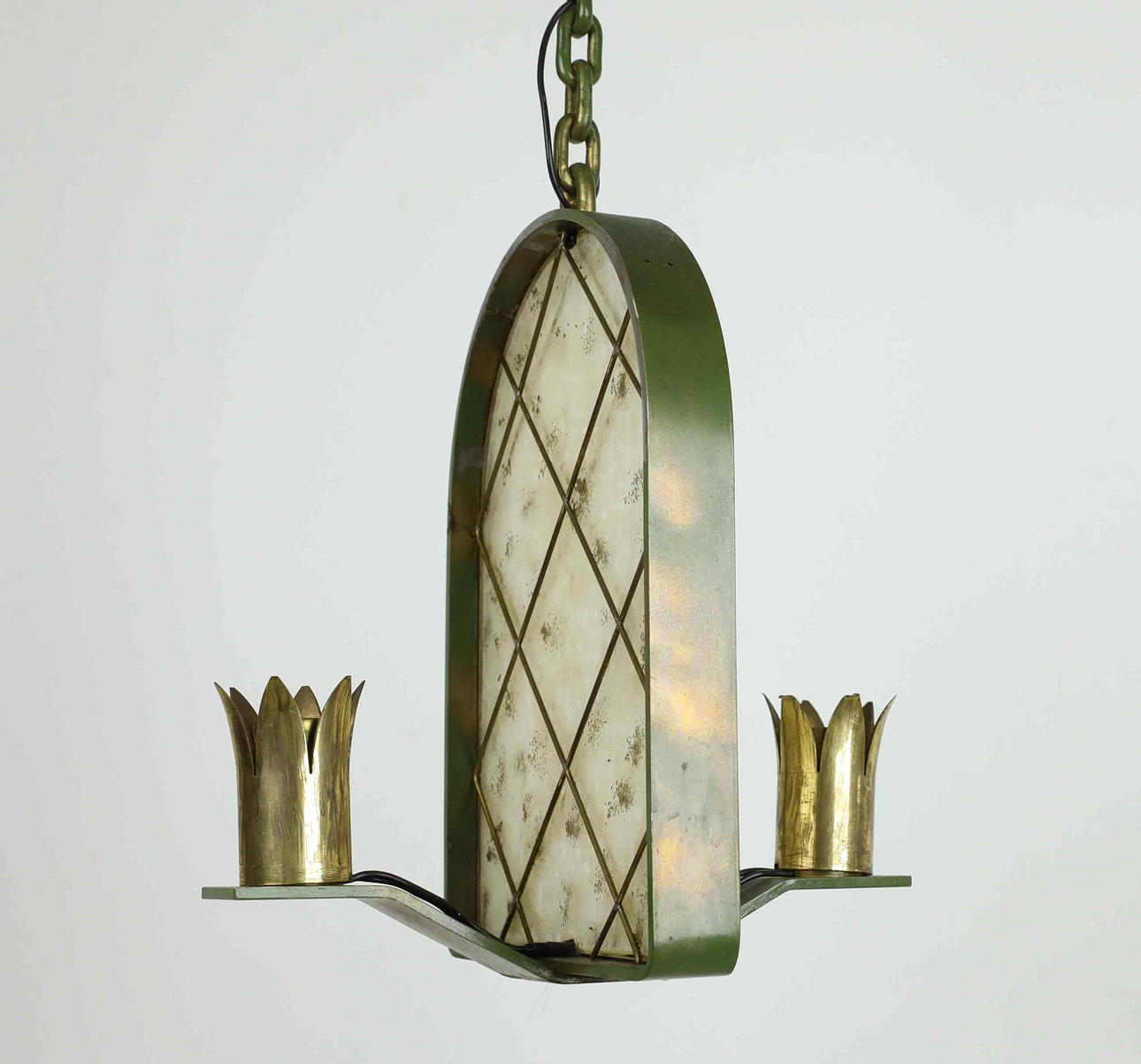 A Swedish Modern ceiling lamp, 1940s.