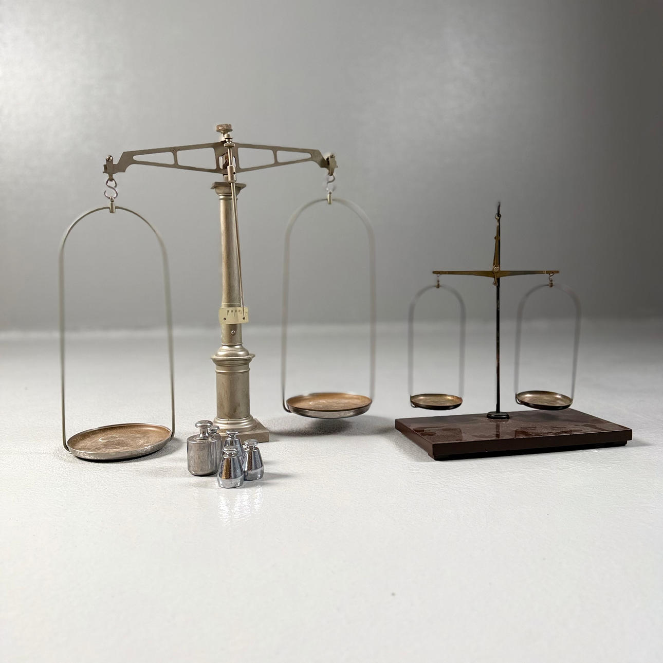 Two pharmacy scales, first half of the 20th century. Collectables ...