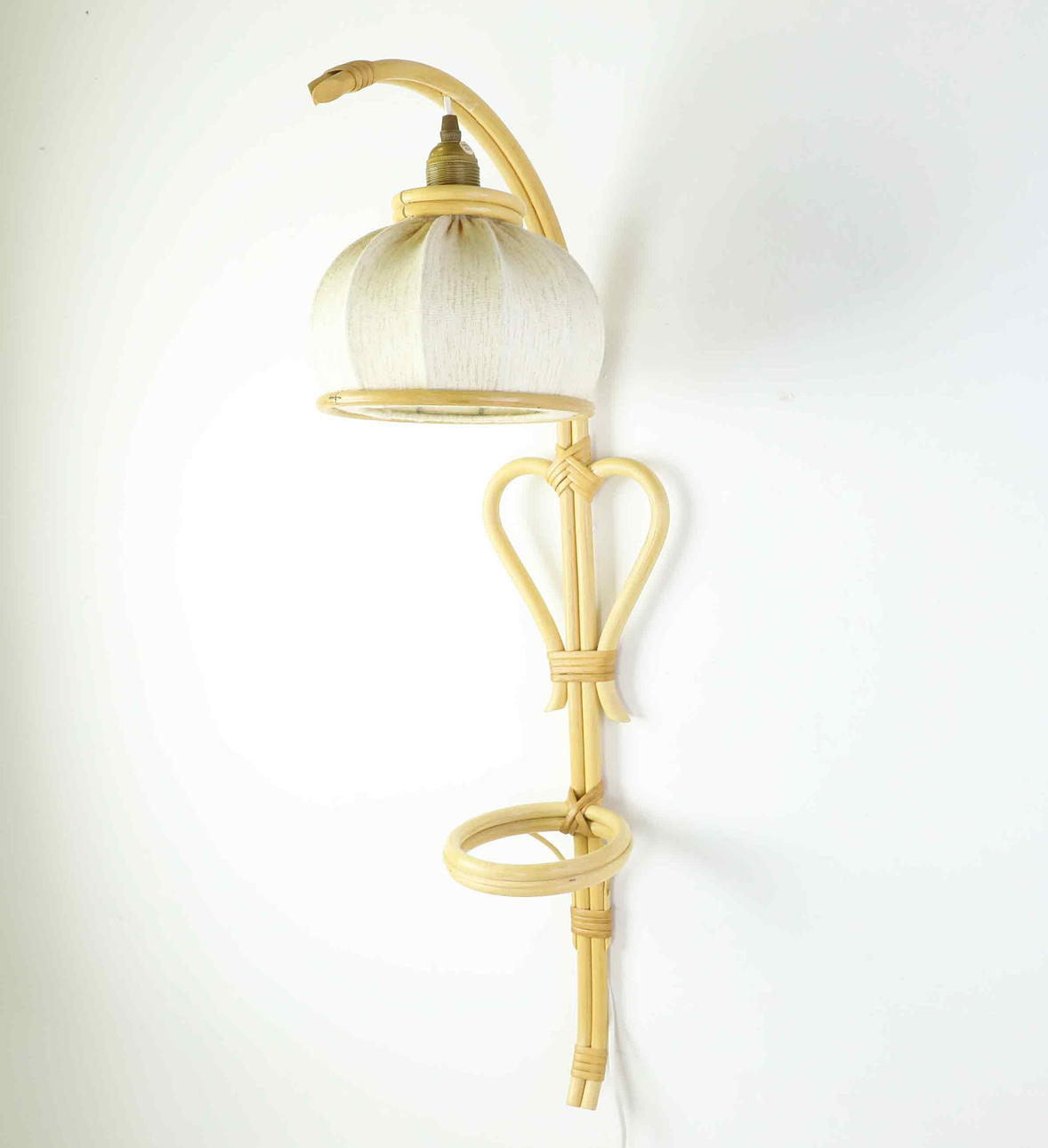 WALL LAMP, bamboo, rattan, contemporary.
