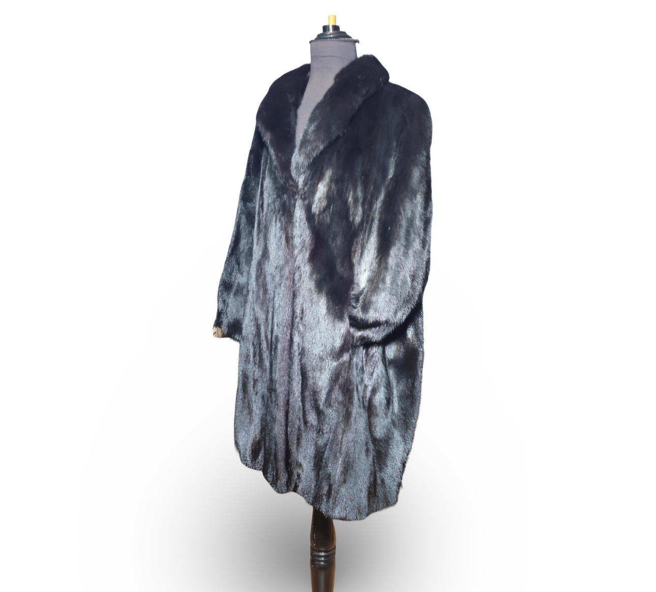 Black mink jacket.