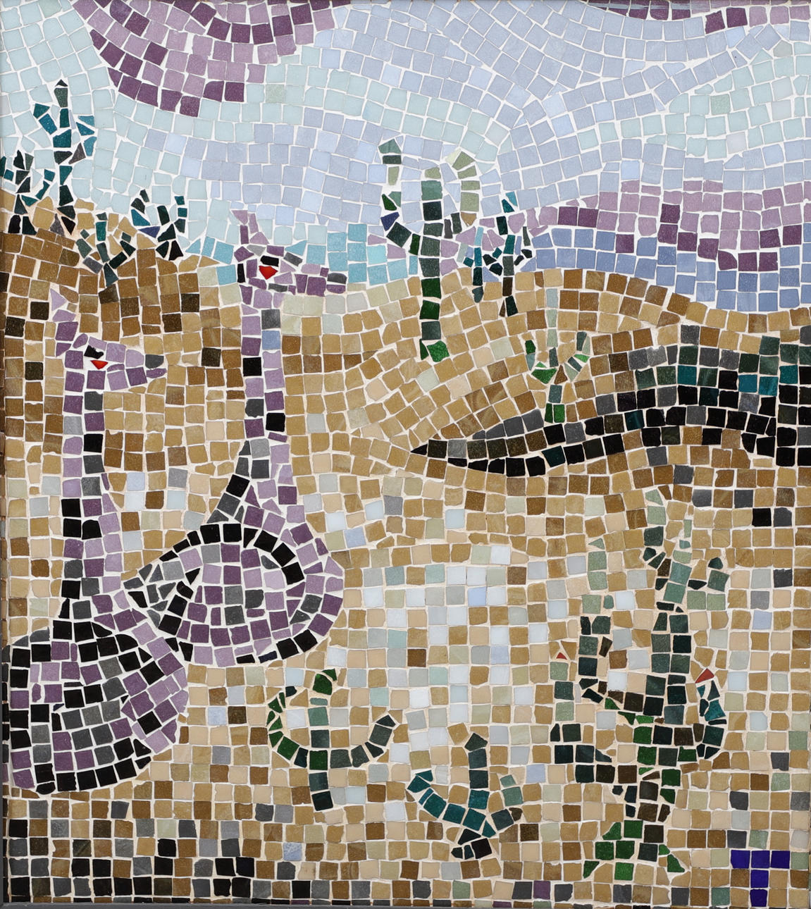 ULLA-BRITT STENFELT. Mosaiktavla.