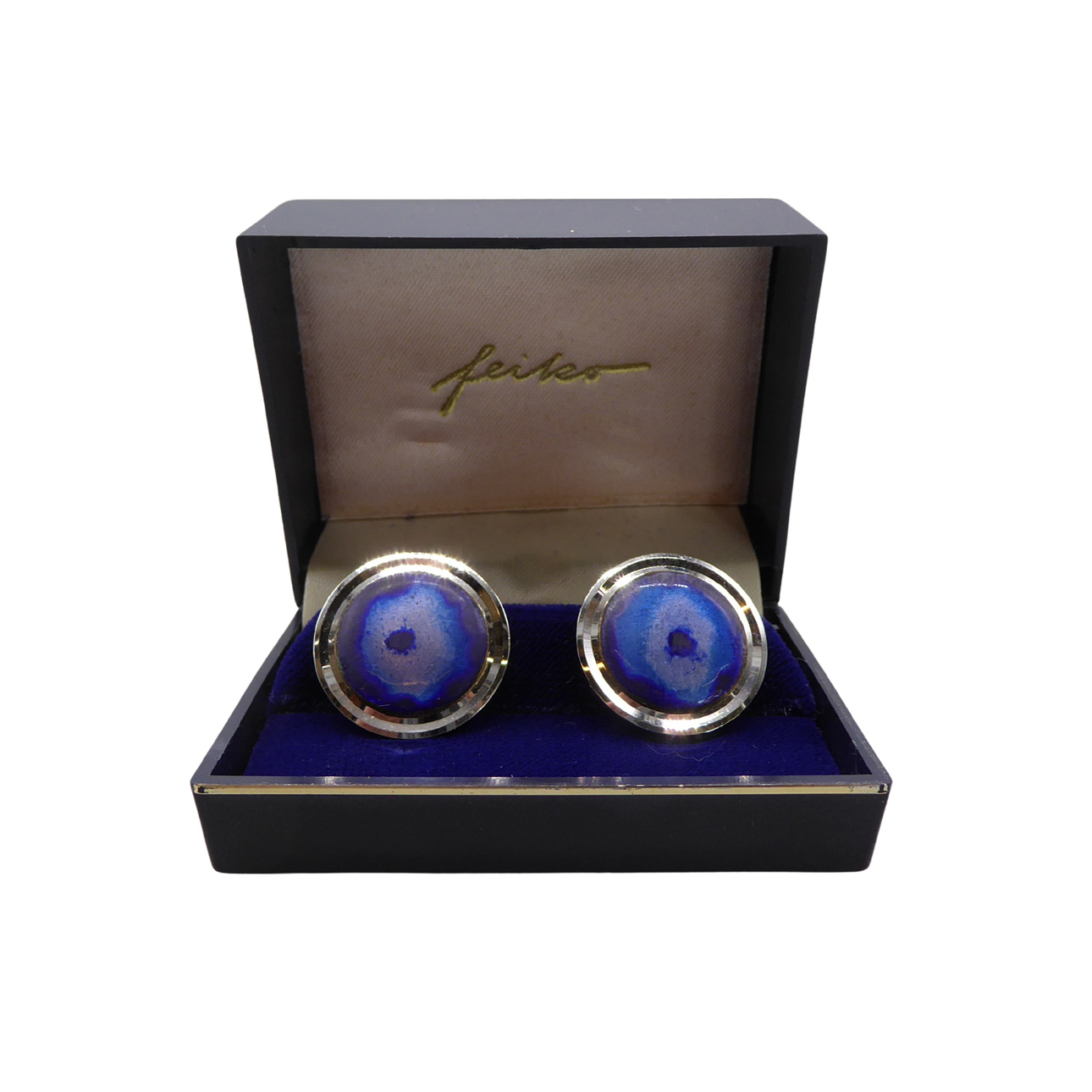 FEIKO CUFFLINKS IN ORIGINAL PACKAGING.