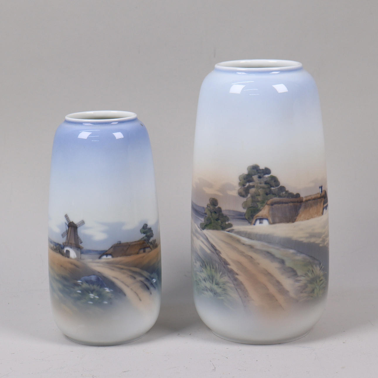 VASES, Lyngby, Denmark, landscape decor, 3 pcs.