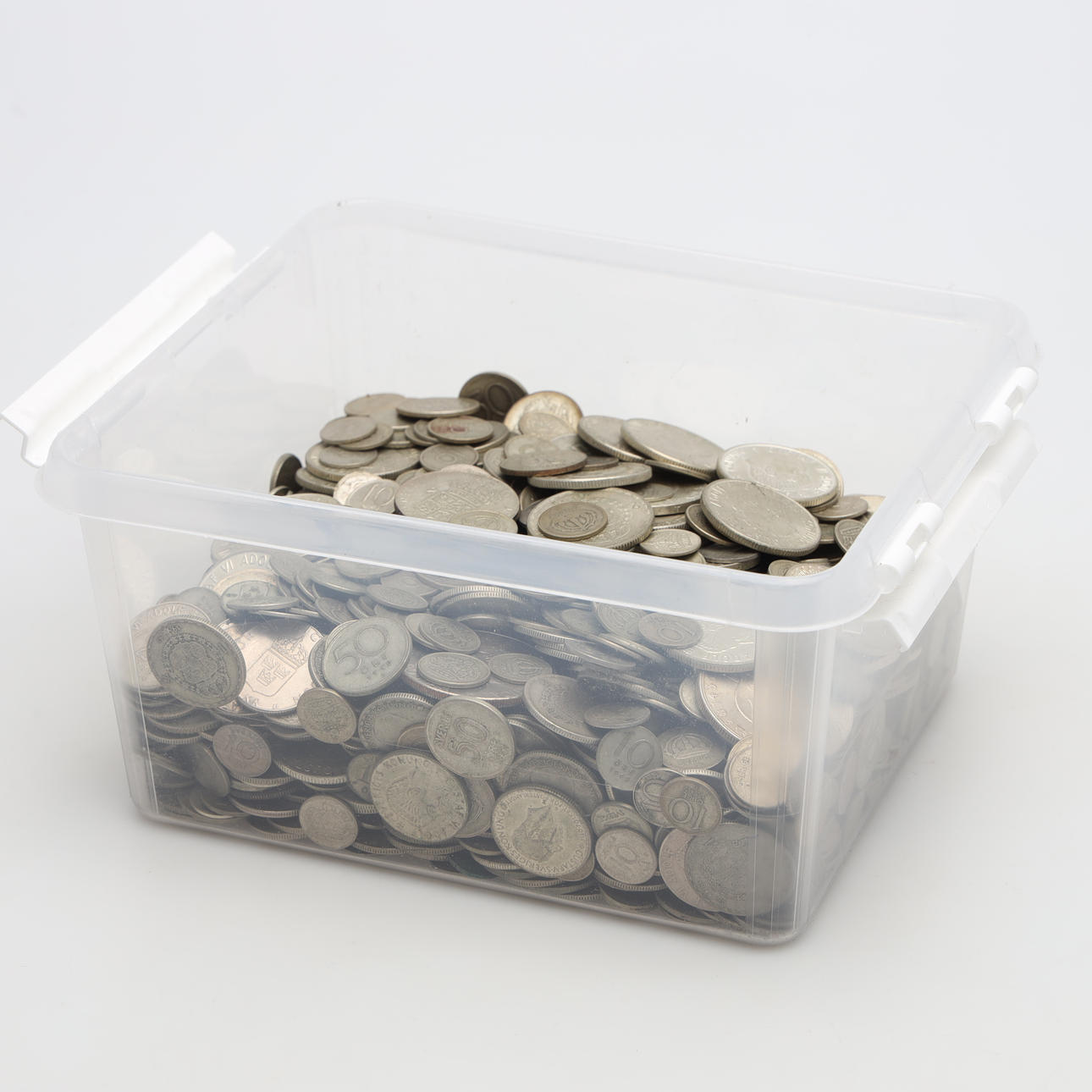 SILVERMYNT finvikt ca 2144 gram.