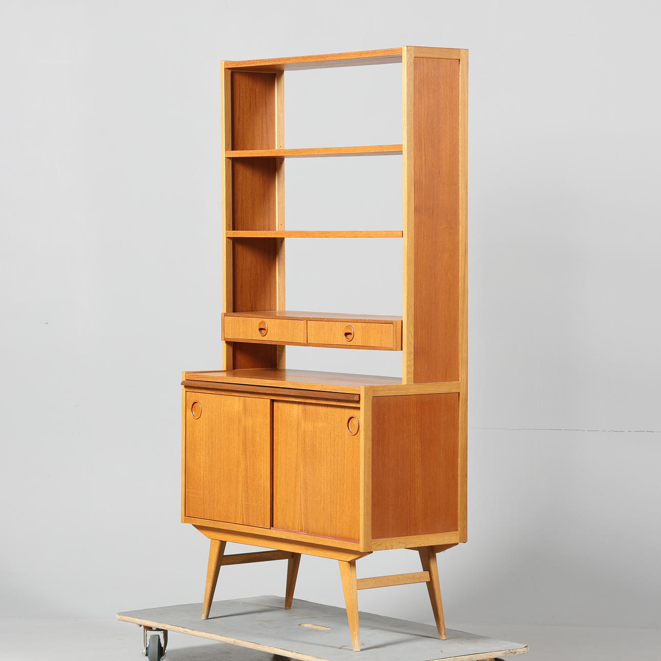 BOKHYLLA, teak, 1950/1960-tal.