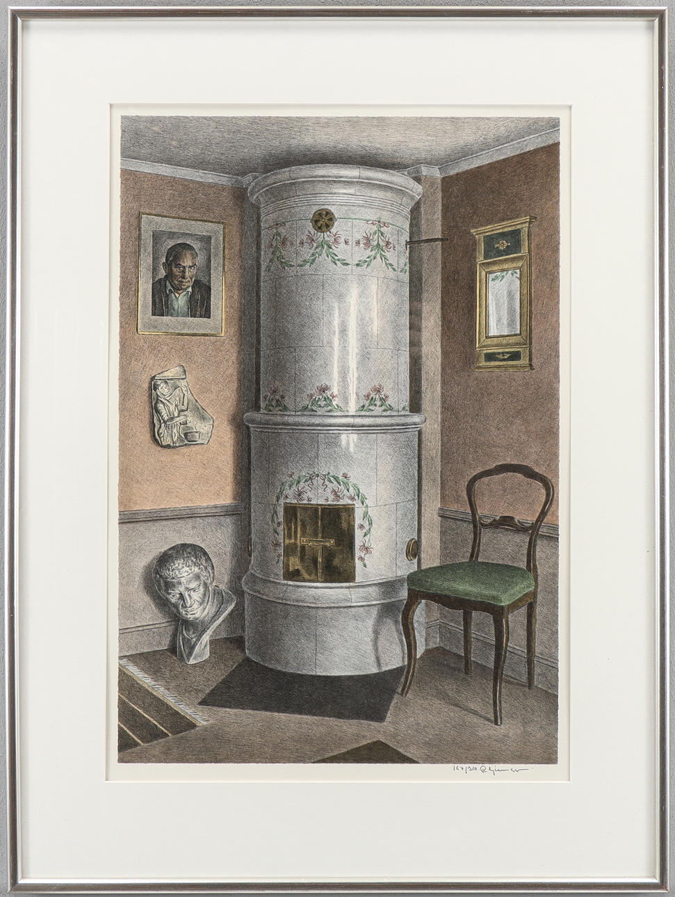 REINHOLD LJUNGGREN. Lithograph 167/310, signed.
