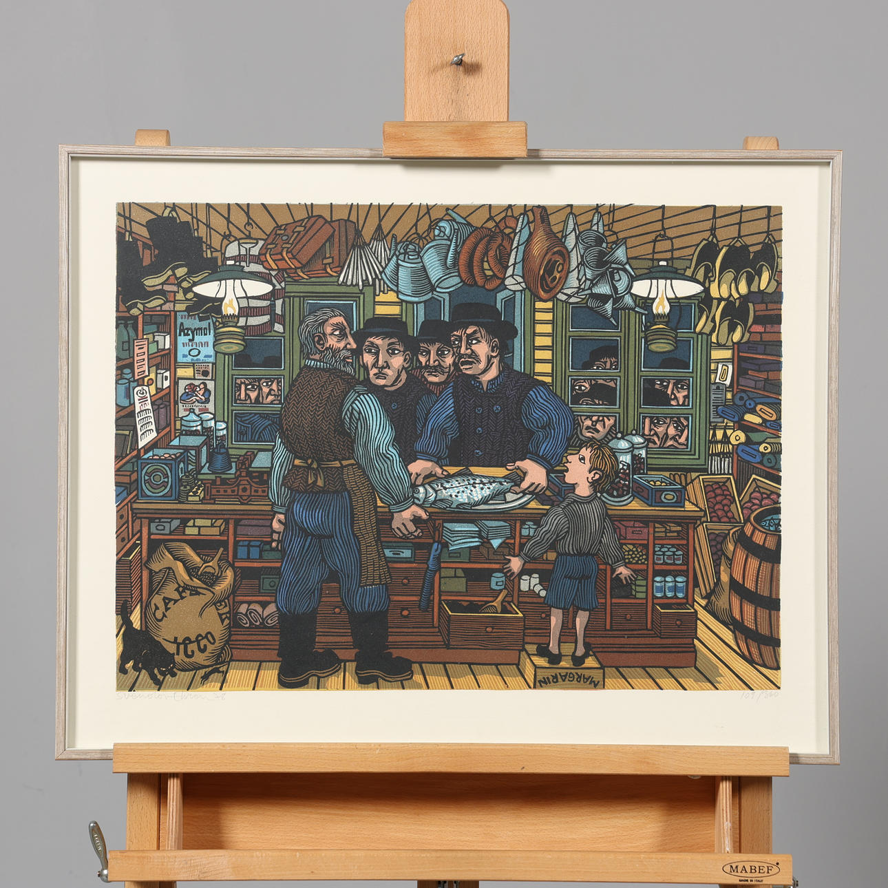 SVENOLOV EHRÉN. LITHOGRAPHY, signed and numbered 109/360.