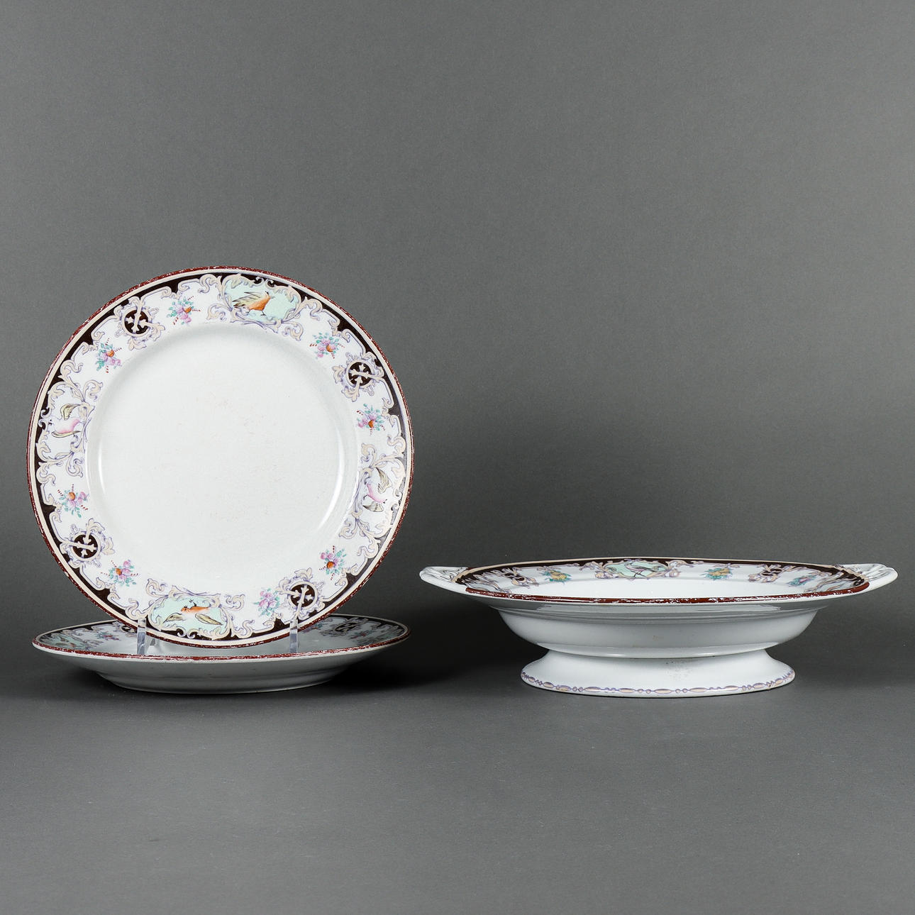 DINNERWARE PARTS Rörstrand, 19th century.