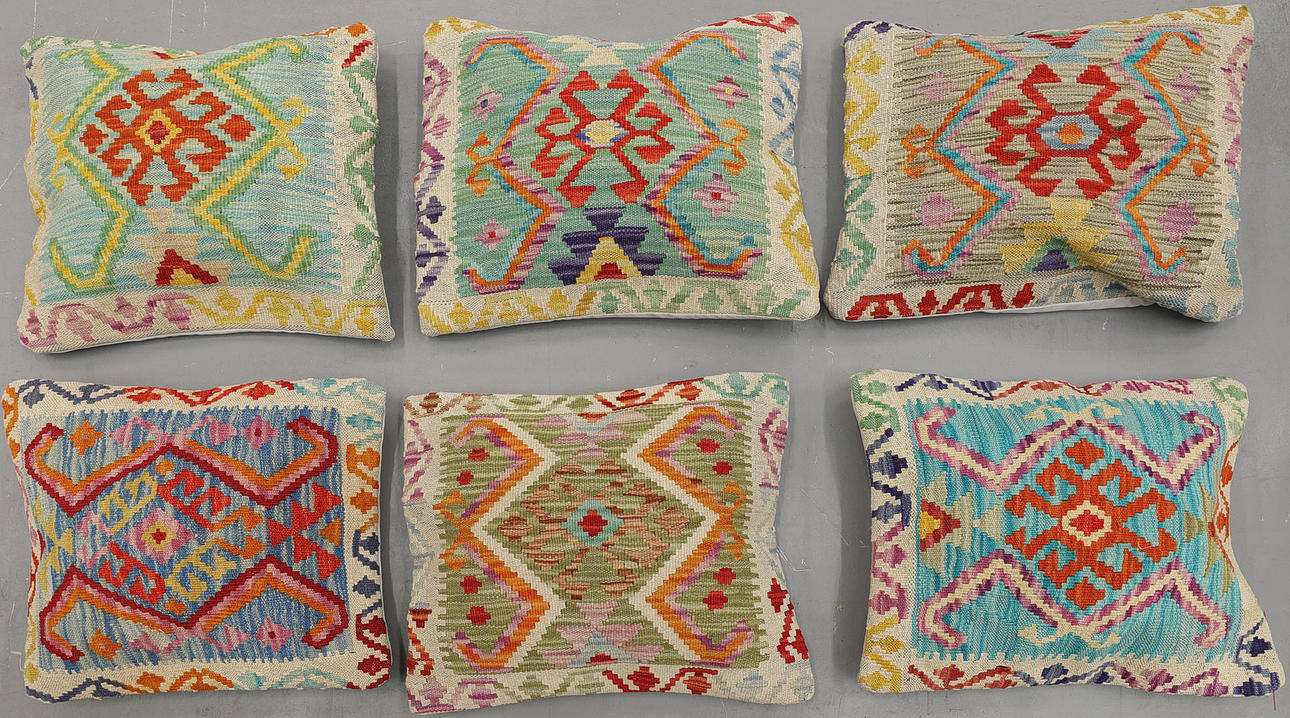Cushion covers, Kelim, 6 pcs, 45*45 cm.
