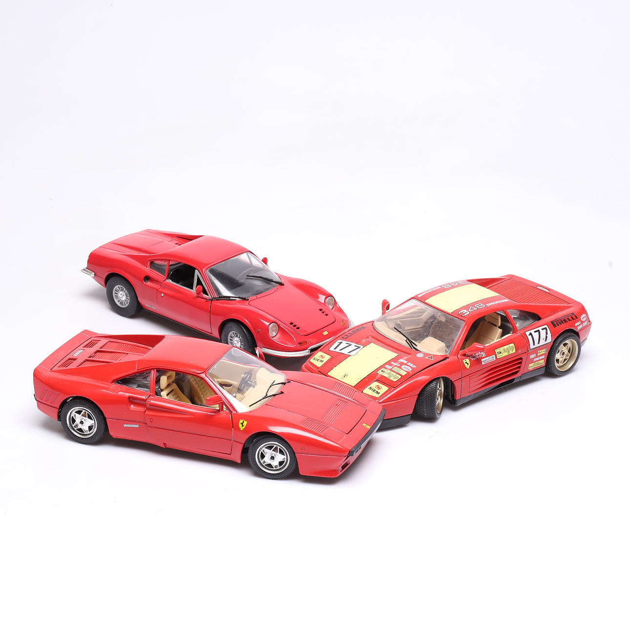 LEKSAKER, bilar, 3 st, bl.a. Burago.