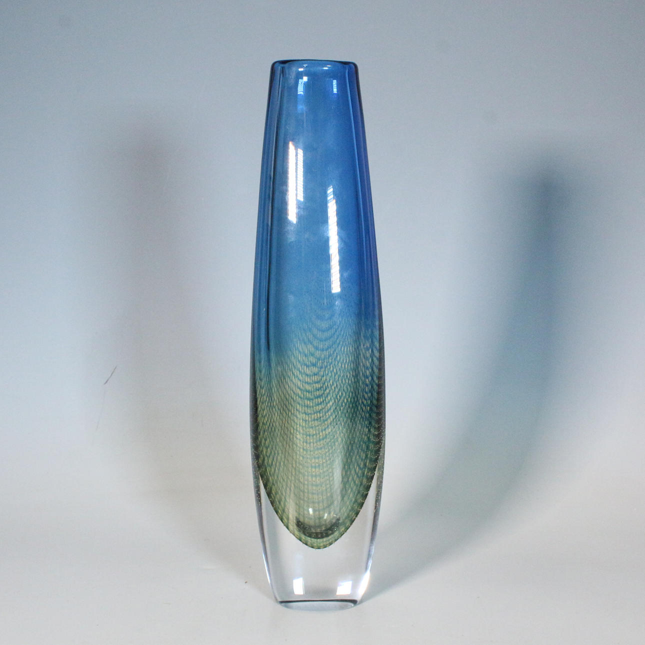 SVEN PALMQVIST. vase, model “Kraka”, signed, Orrefors.