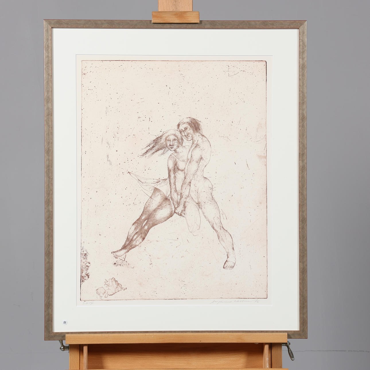 SUSANNE NESSIM. LITHOGRAPH, signed, dated 76, numbered.