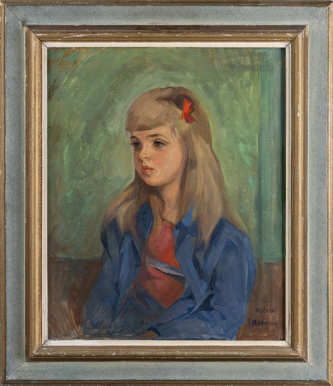 EINAR NERMAN. "Rosita", olja på duk.