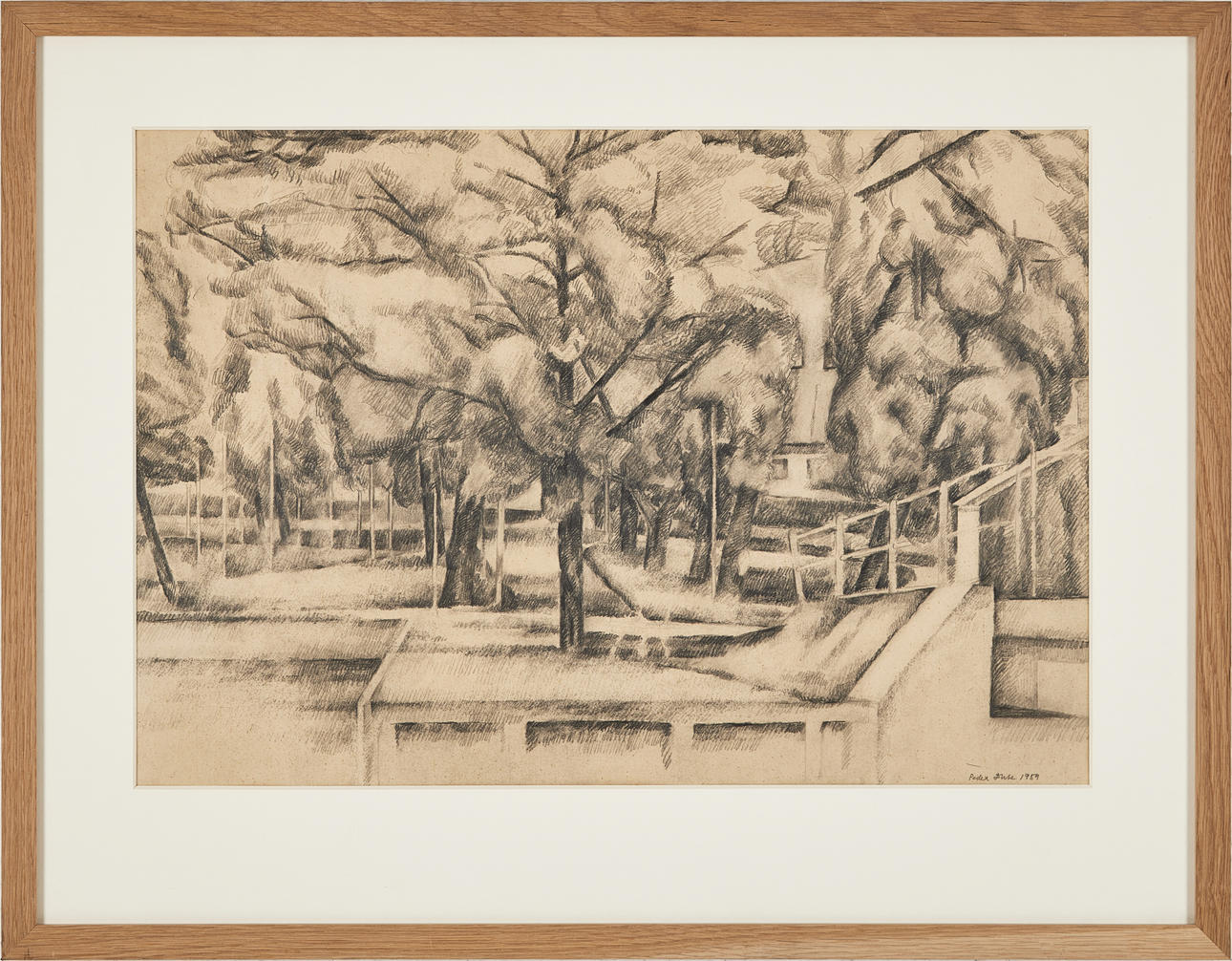 PEDER DUKE. Landskapsmotiv.