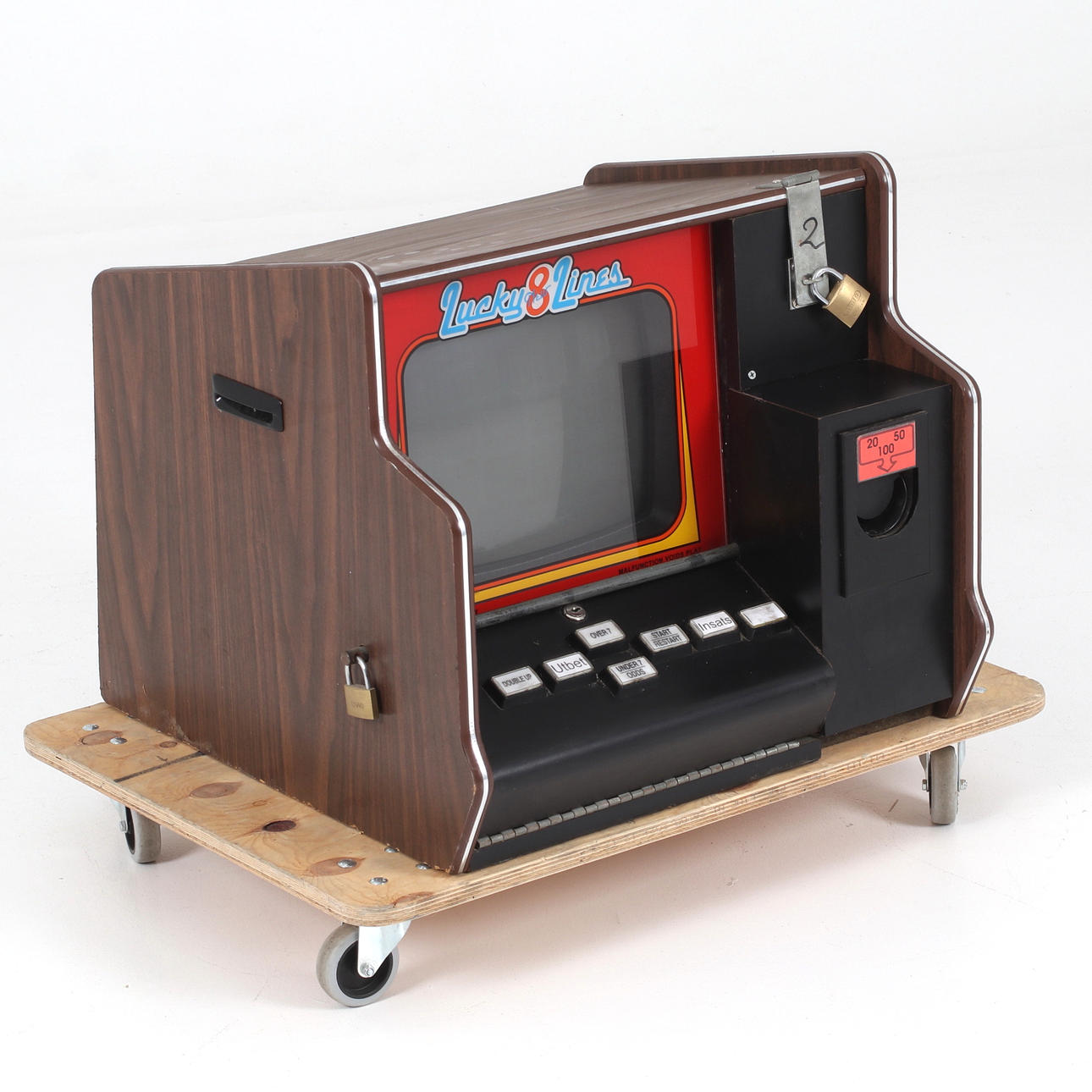 SLOT MACHINE, “Lucky 8 Lines”, 1970s.