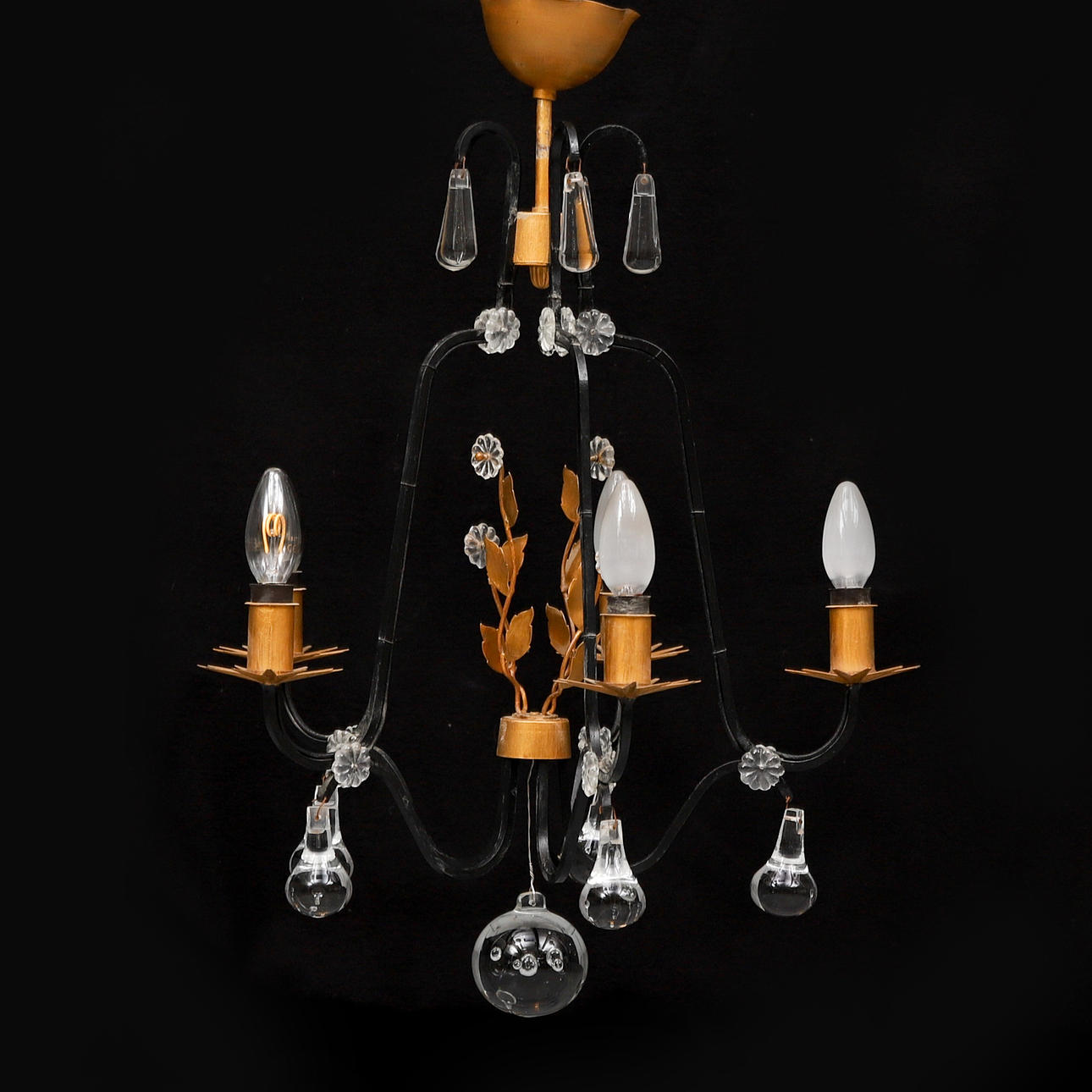 A Swedish Modern ceiling lamp, 1940s.