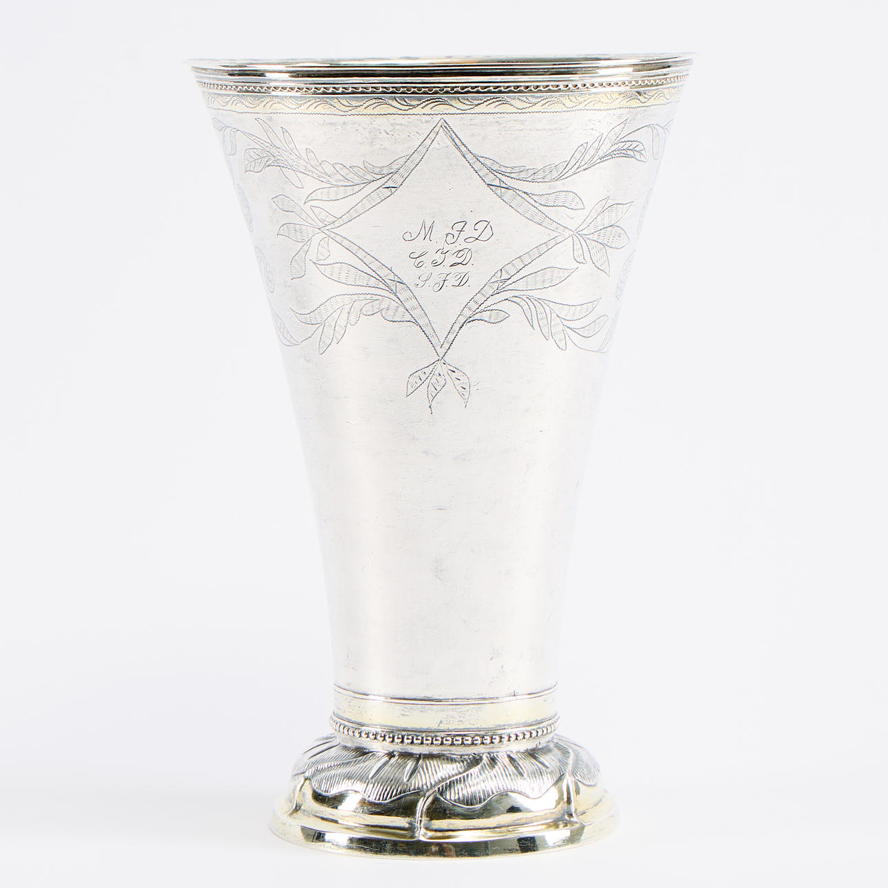 BÄGARE. Silver, Erik Ernander, Uppsala 1794.