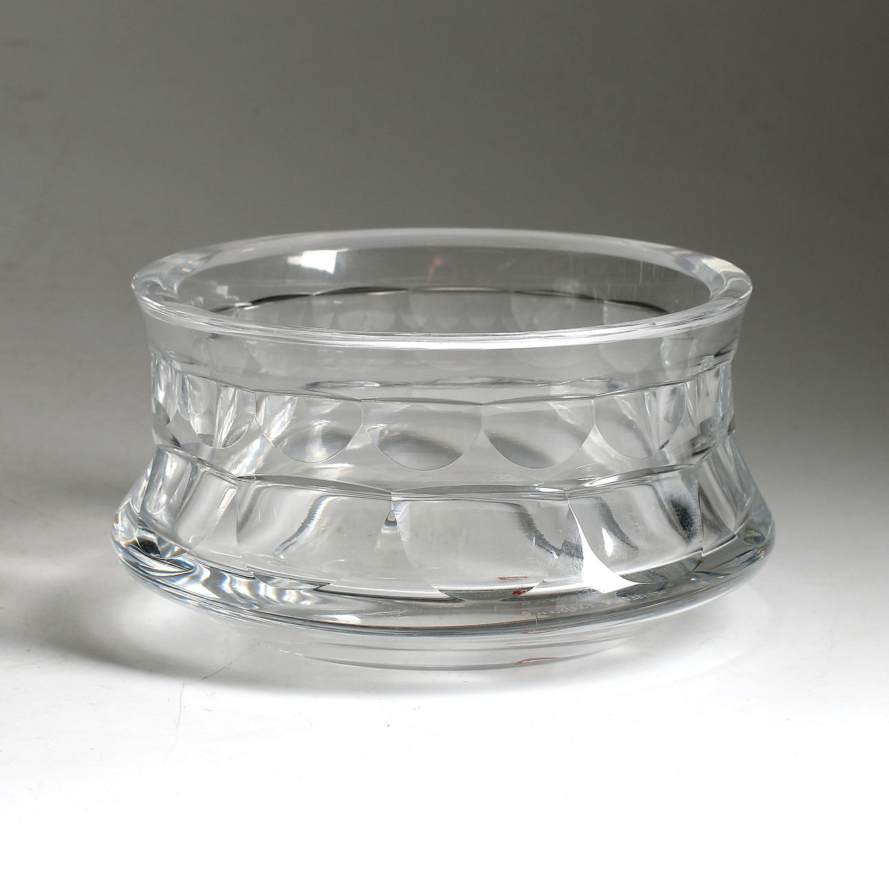 SKÅL, glas, Gunnar Cyrén, signerad, Orrefors, 1900-tal.