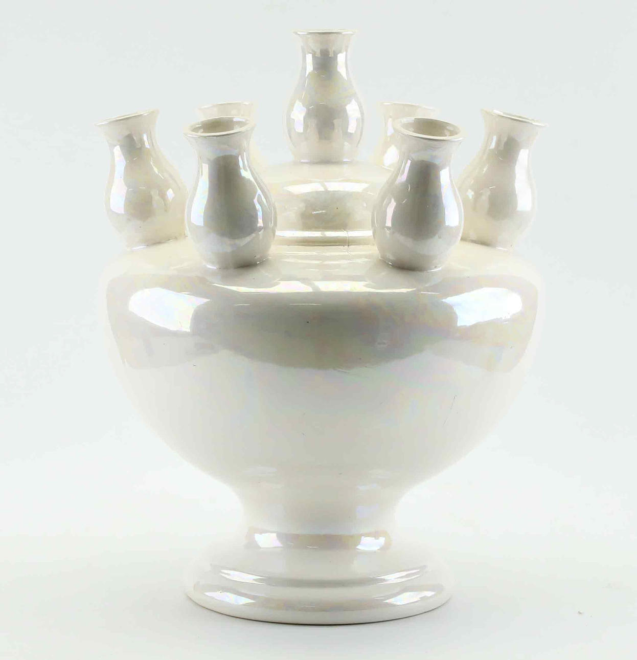 TULPANVAS, lergods, pärlemorglasyr.