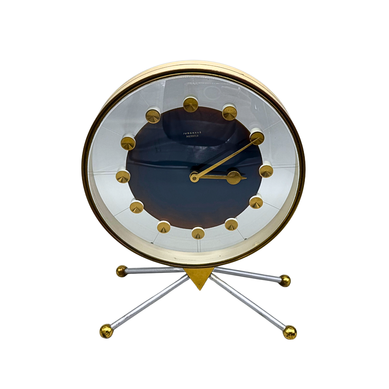 JUNGHANS MEISTER, DESIGNER TABLE CLOCK, 1960S.