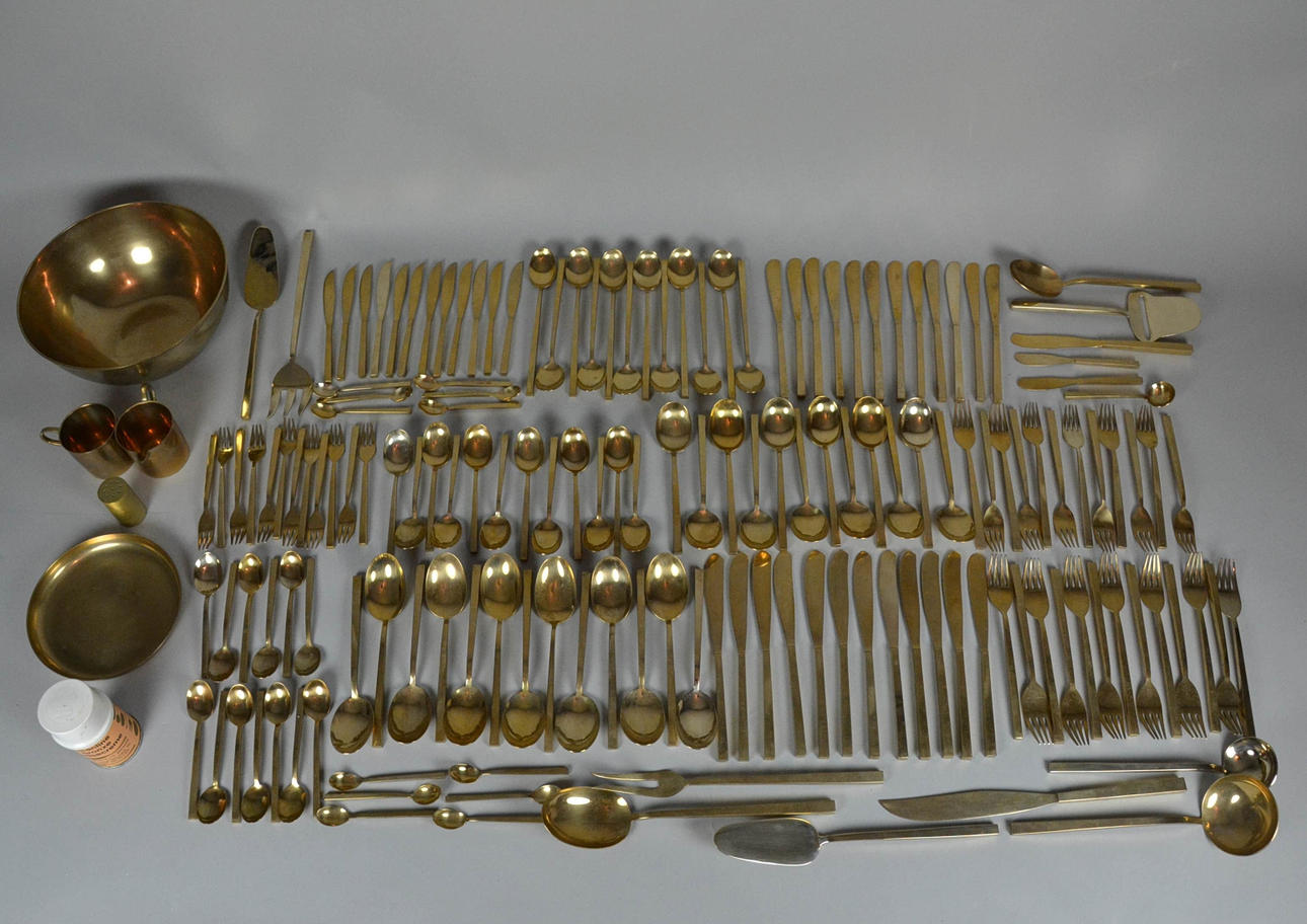 SIGVARD BERNADOTTE. Scanline bestick (166 STYCKEN).