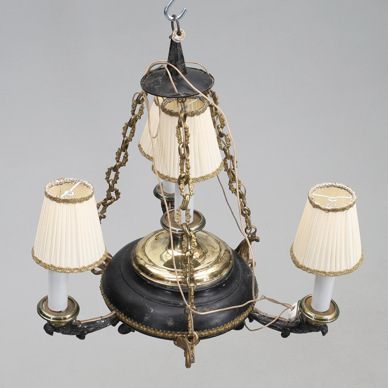 CEILING LAMP, metal, empire style.