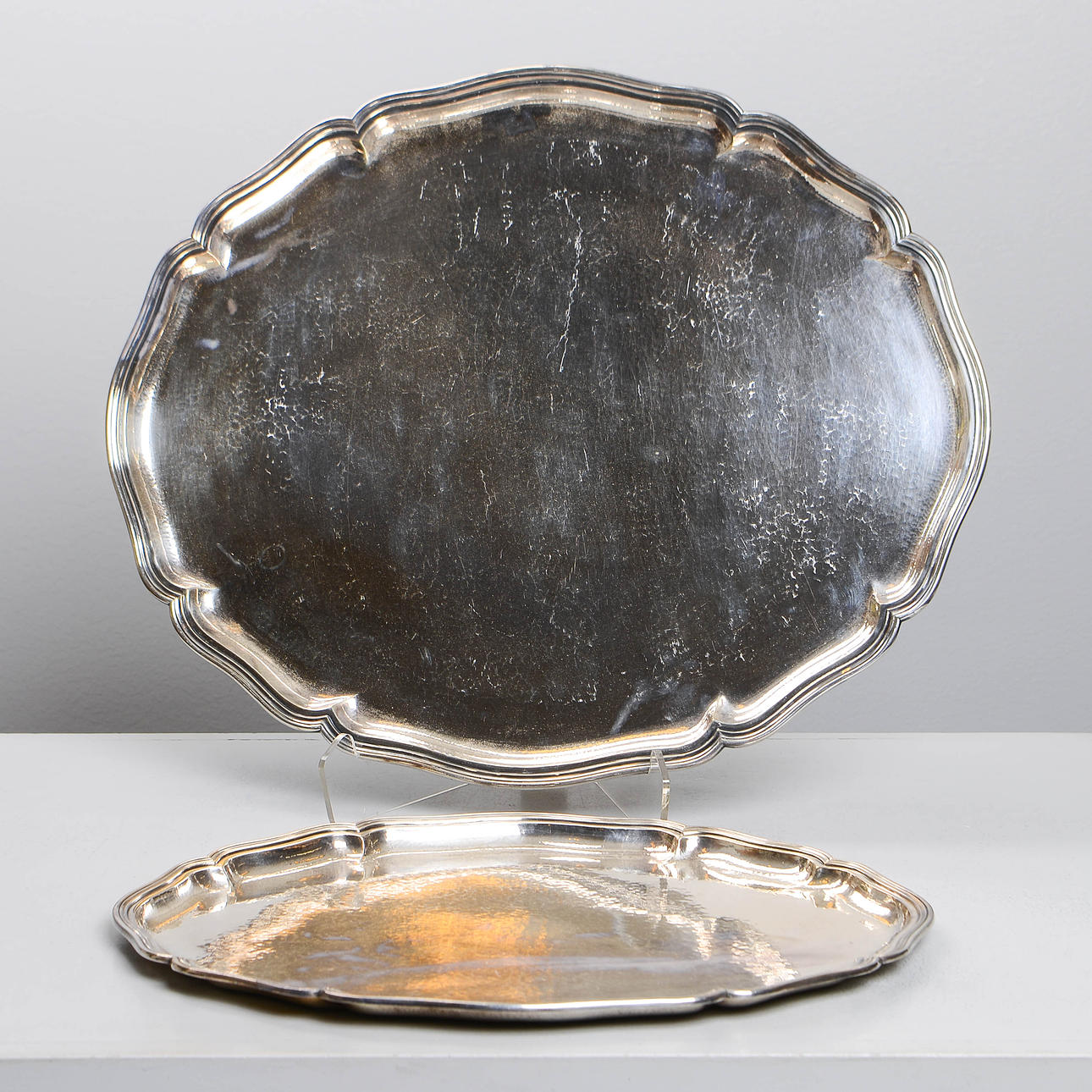 BRICKOR, 2 st, nysilver, 1900-tal.