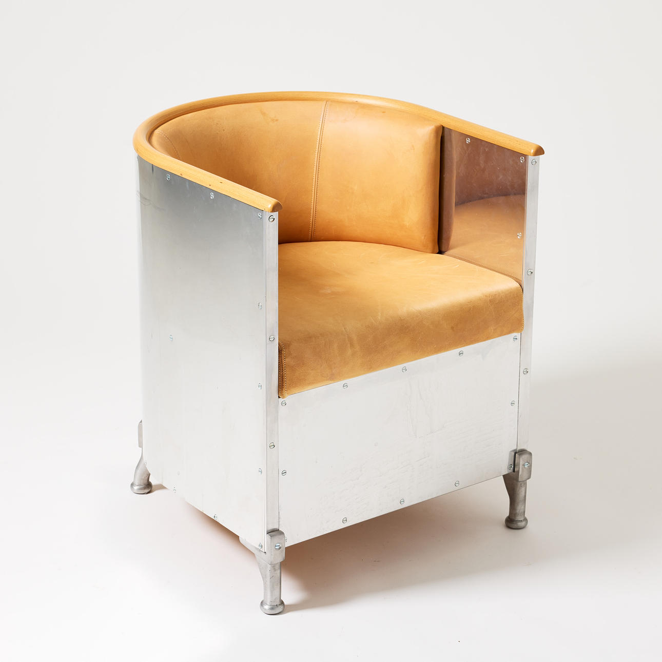 MATS THESELIUS. “Aluminium armchair”, an armchair, Källemo, design year ...