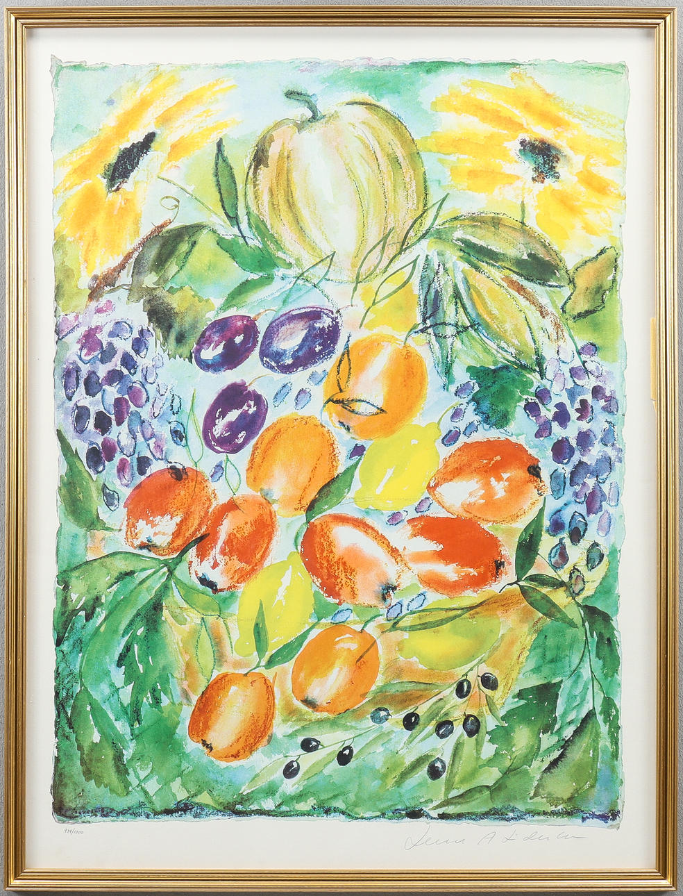 LENA LINDERHOLM. Lithograph 939/100, signed.