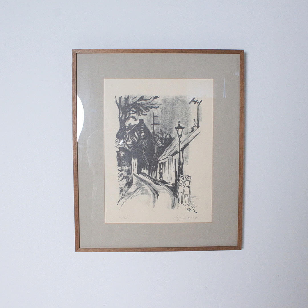 Unknown artist, Etching, Untitled, E.A, VI.