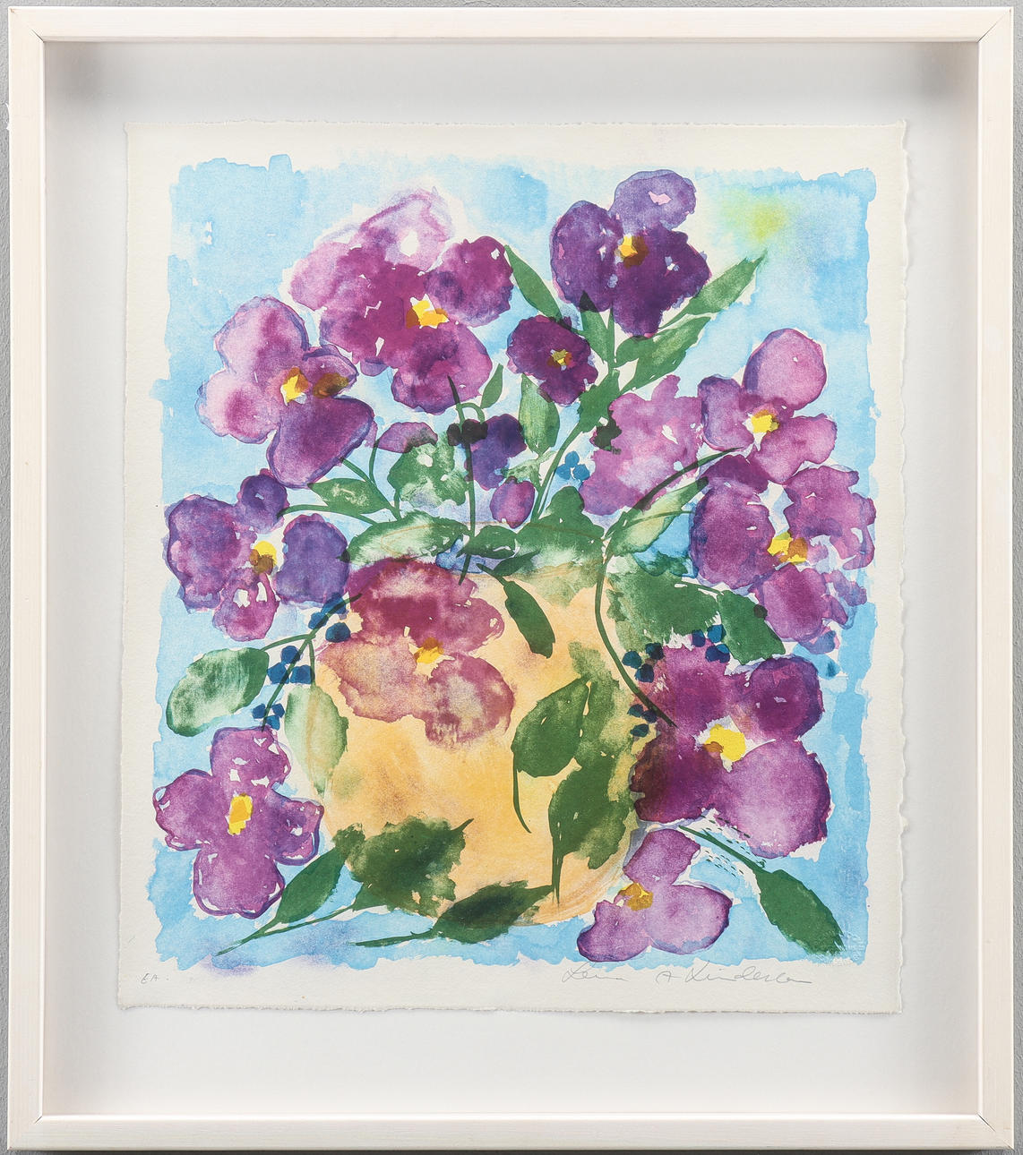 LENA LINDERHOLM. Lithograph EA, signed.