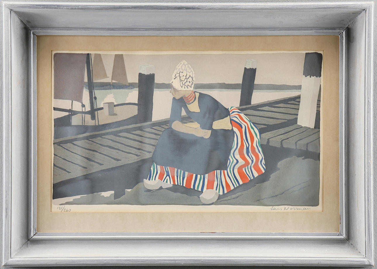 LARS NORRMAN. Lithograph 151/260, signed.