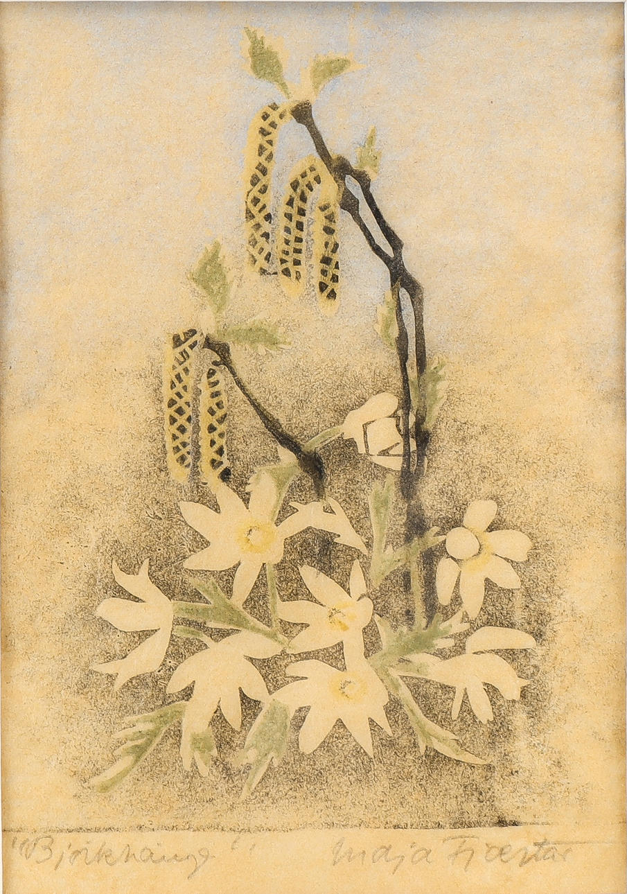 MAJA FJAESTAD. "Björkhänge".