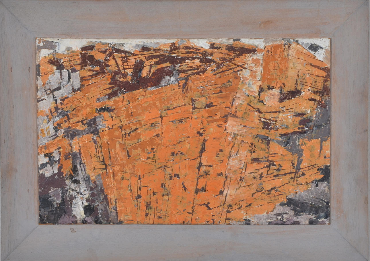 HANS FAGERSTRÖM. Olja på pannå.