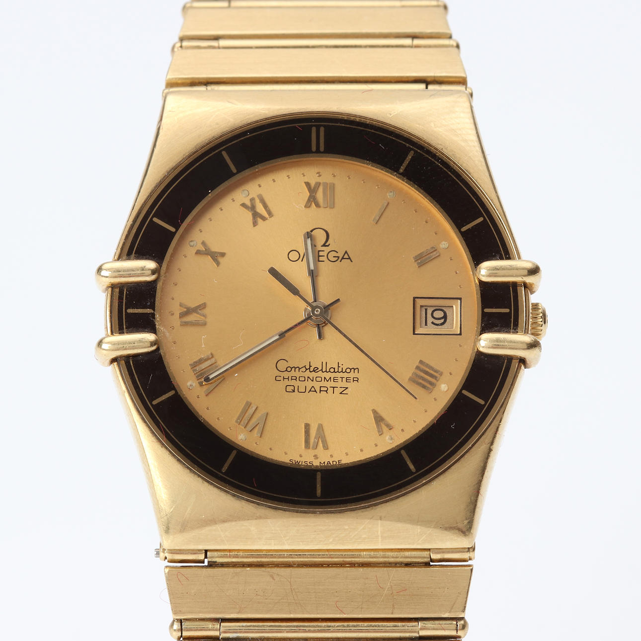 OMEGA CONSTELLATION MANHATTAN 18K GOLD.