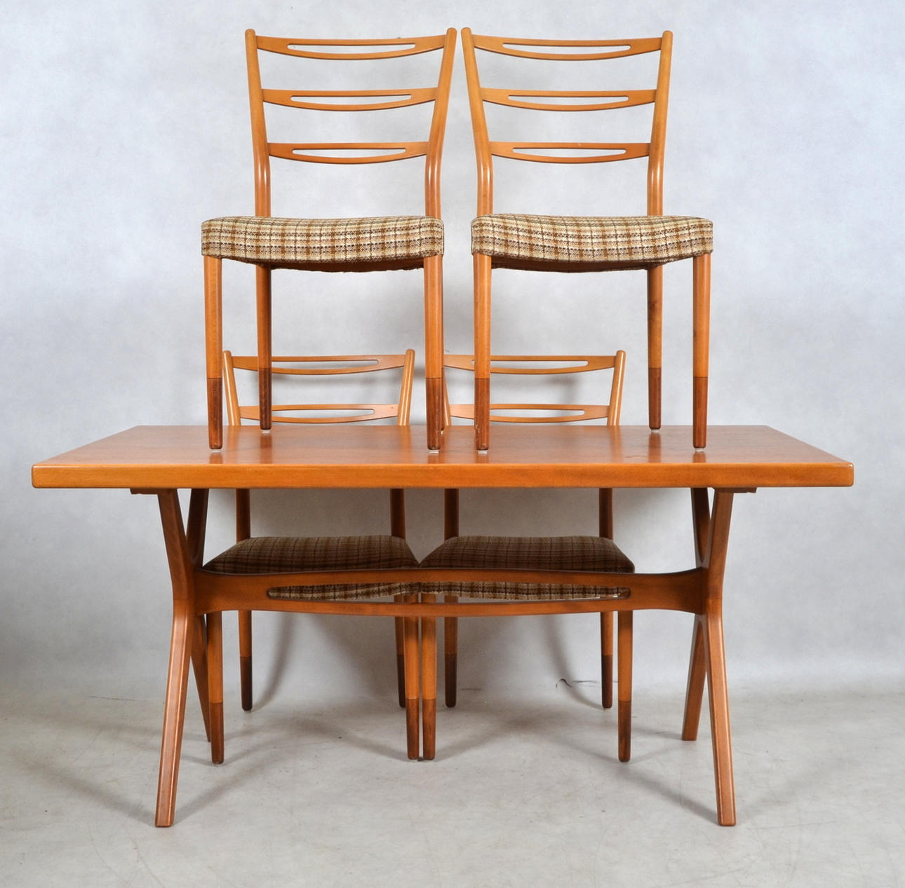 MATSALSGRUPP, 5-delar, Treman, Danmark, 1950/60-tal.