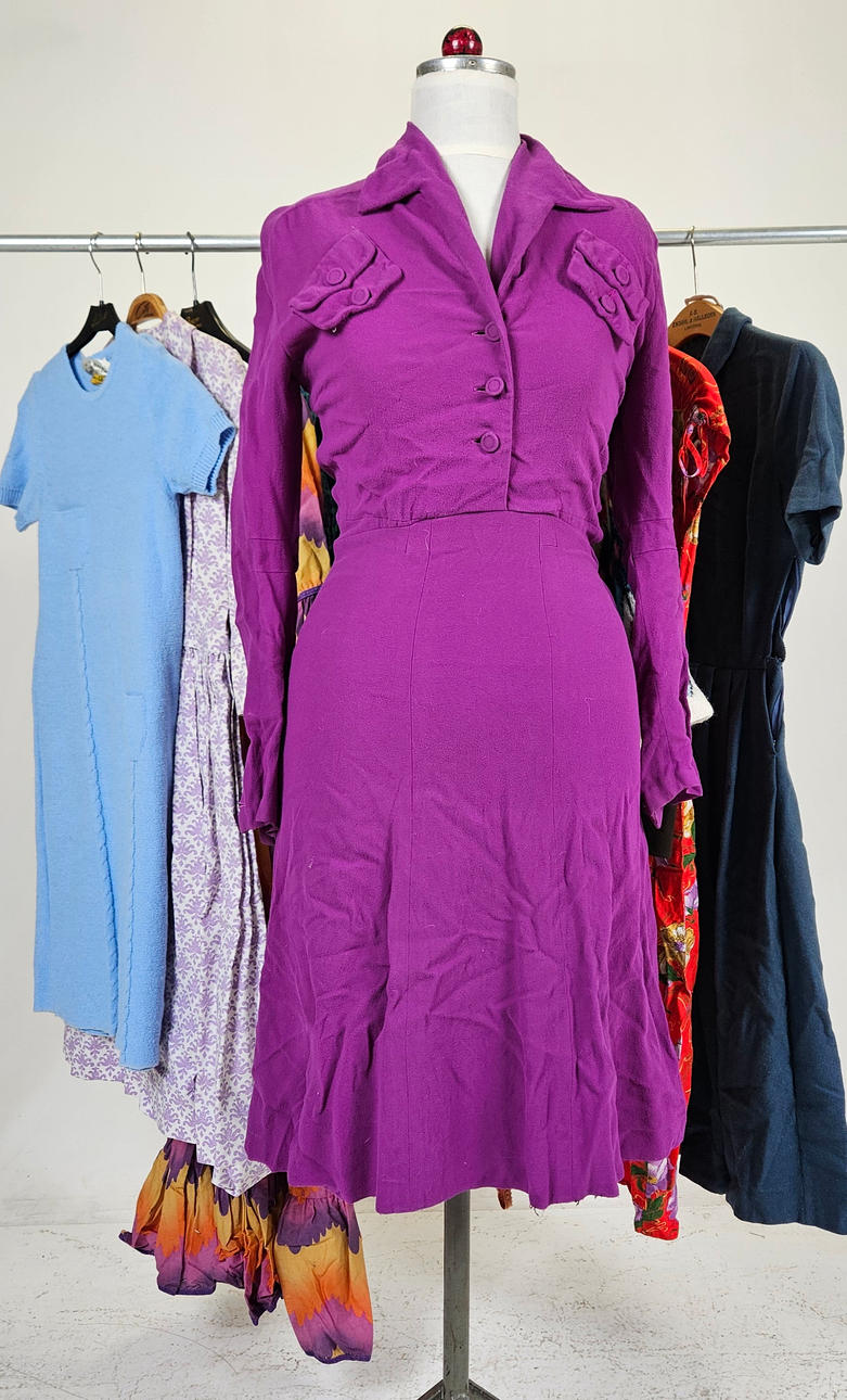 KLÄDER, 10 delar, vintage, 1900-tal.