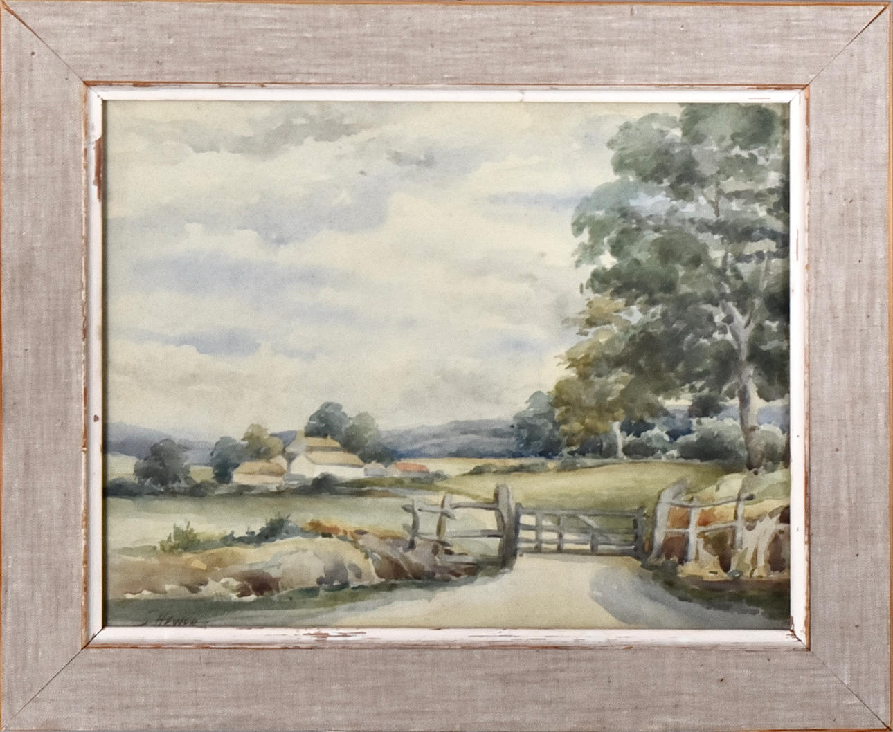 OIDENTIFIERAD KONSTNÄR. Watercolor.