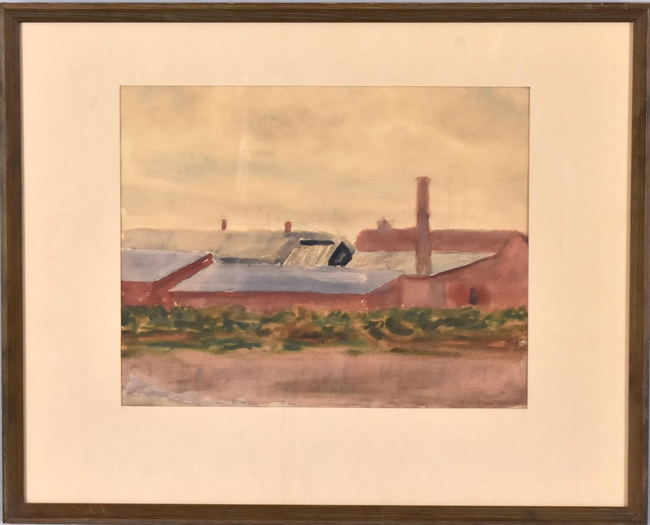 ERNST ANDERSSON-THORS. Watercolor.