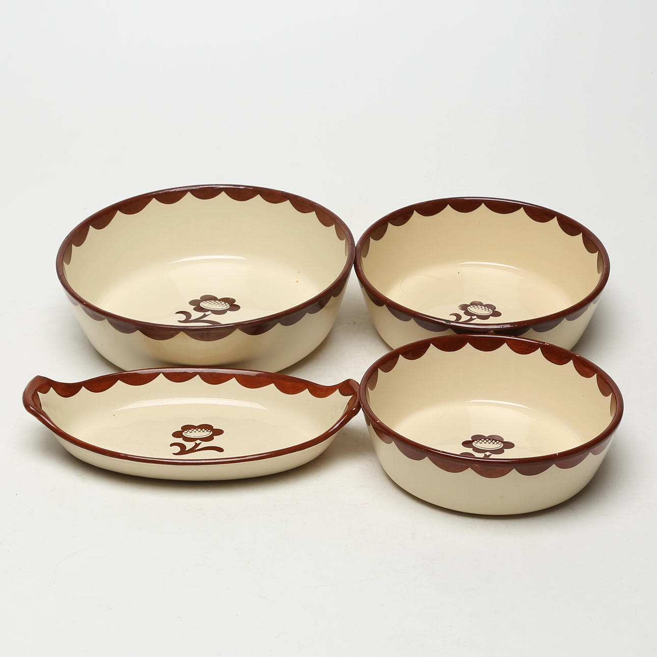 FORMAR 4 st, keramik, Gustavsberg "Pyro".