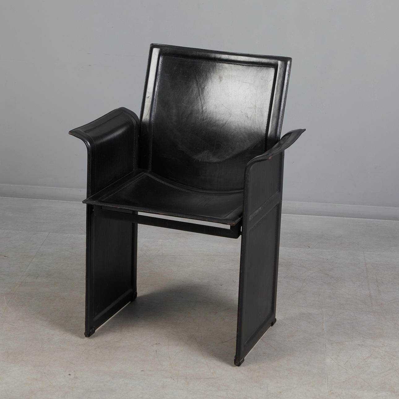 TITO AGNOLI. for Matteo Grassi, armchair/armchair, model 'Korium KM1 ...