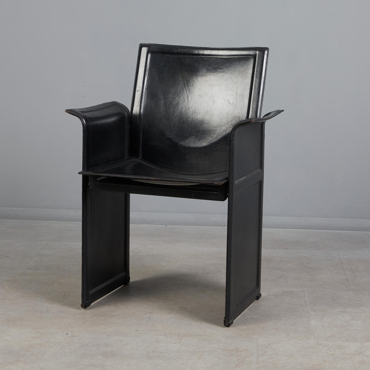 TITO AGNOLI. for Matteo Grassi, armchair/armchair, model 'Korium KM1 ...