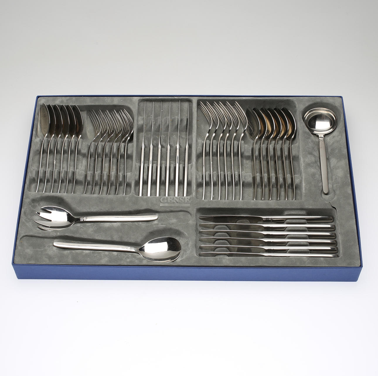 BESTICKSERVIS, 39 delar, rostfritt stål, Gense.