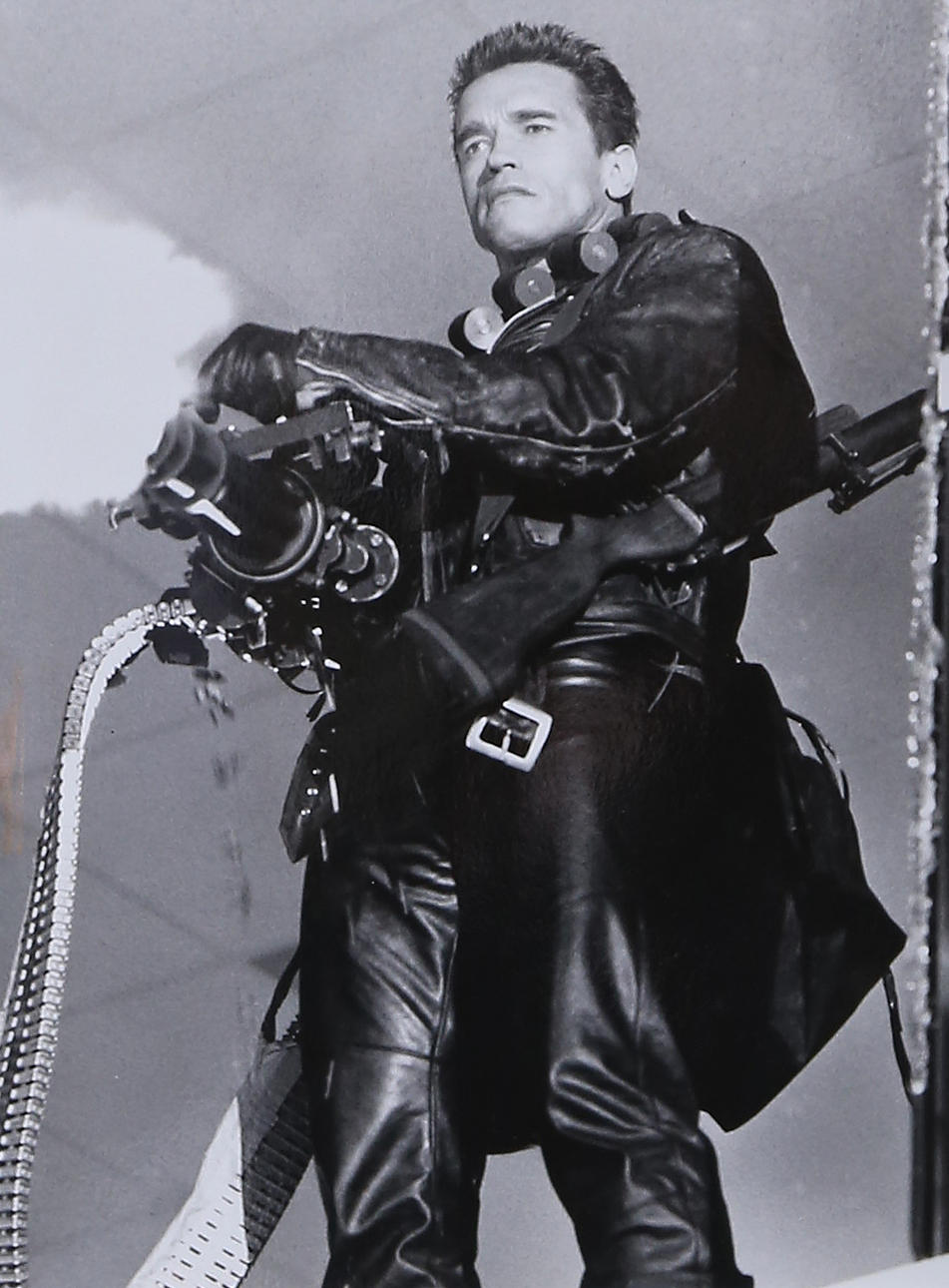 Fotografi av Arnold Schwarzenegger i 
